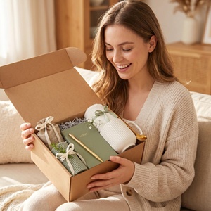 Ensemble <span class=keywords><strong>cadeau</strong></span> d'entreprise de luxe vert sauge avec logo personnalisé pour les employés, papeterie de bureau esthétique, carnet, tasse, boîte <span class=keywords><strong>cadeau</strong></span> pour femmes et hommes - Product Image 6