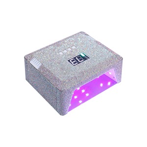 Sèche-ongles LED UV rechargeable, lampe à ongles en diamant et strass, machine portable pour le durcissement du vernis gel - Product Image 4