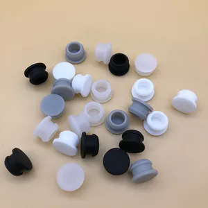 OEM Tùy Chỉnh Cao Su Kín Stoppers Vòng Lỗ Stoppers Bìa Ống Silicone End Caps