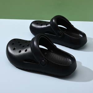 Sandalias de plataforma Crocs para mujer, suela de EVA, moldeado de una pieza, transpirables, antideslizantes, para uso en exteriores, color sólido, talla 35 40 - Product Image 3