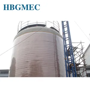 Vertical winding machine computer control system automatic winding manufacturer work on site for GRP storage tank chemical tank