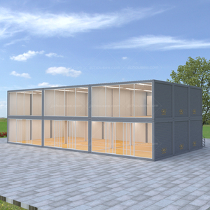 Vente en gros de petite maison préfabriquée JJC/<span class=keywords><strong>Tube</strong></span> grand-mère français/maison mobile 20 pieds Maison conteneur standard pour l'Afrique Asie du Sud-Est Inde - Product Image 2