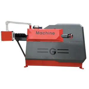 6 8 10 12 14mm 2D CNC automática com nervuras Rodada Bar Fio máquina de dobra/Rod/Rebar Bender CNC Stirrup Máquina De Dobra Automática