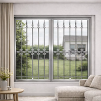Grille de sécurité coulissante et pliante en acier inoxydable durable, installation par vis pour magasins, maisons, portes, barrière antivol traditionnelle
