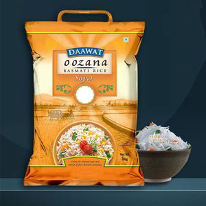 Sacs d'emballage pour riz en gros pour 2 kg 5 kg 10 kg Sacs d'emballage pour riz en plastique à fermeture latérale Sacs de riz classique au <span class=keywords><strong>jasmin</strong></span> de 1 kg avec poignée - Product Image 4