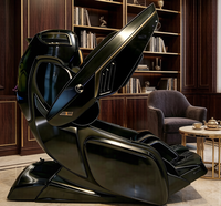 Fauteuil de massage robotisé 4D multi-modes, contrôle intelligent IA, zéro gravité, suivi corporel complet SL, cuir PU, tablette sans fil, musical