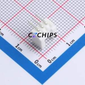 W200110K-3PW2113 Wire-to-Board Pin Header Bent Lead Through Hole,P=2mm Connector 1x3P 2mm Right Angle Insert HY - Product Image 2