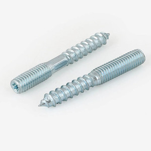Vis autoperceuses double face en acier au carbone plaqué zinc bleu 90 mm pour meubles et bois - Product Image 3