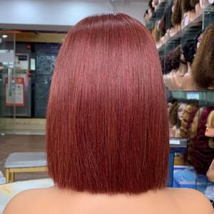 Perruque Bob en Cheveux Humains Vietnamiens de Haute Qualité, 8 Pouces, Design Superbe Ultra-Lisse avec Dentelle Élégante 4*4, Beauté Radieuse Sans Effort - Product Image 1