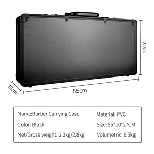 Valise de barbier de qualité supérieure, avec logo, noire, en aluminium premium, vente chaude, valise de coiffeur, valise de coiffeur - Product Image 4