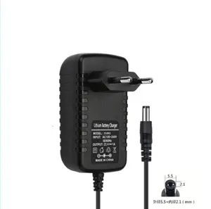 Pengisi daya Li-ion Universal AC 110-240V DC 4.2V 8.4V 12.6V 16.8V 21V 29.4V 1A 2A DC adaptor catu daya untuk baterai Lithium 18650