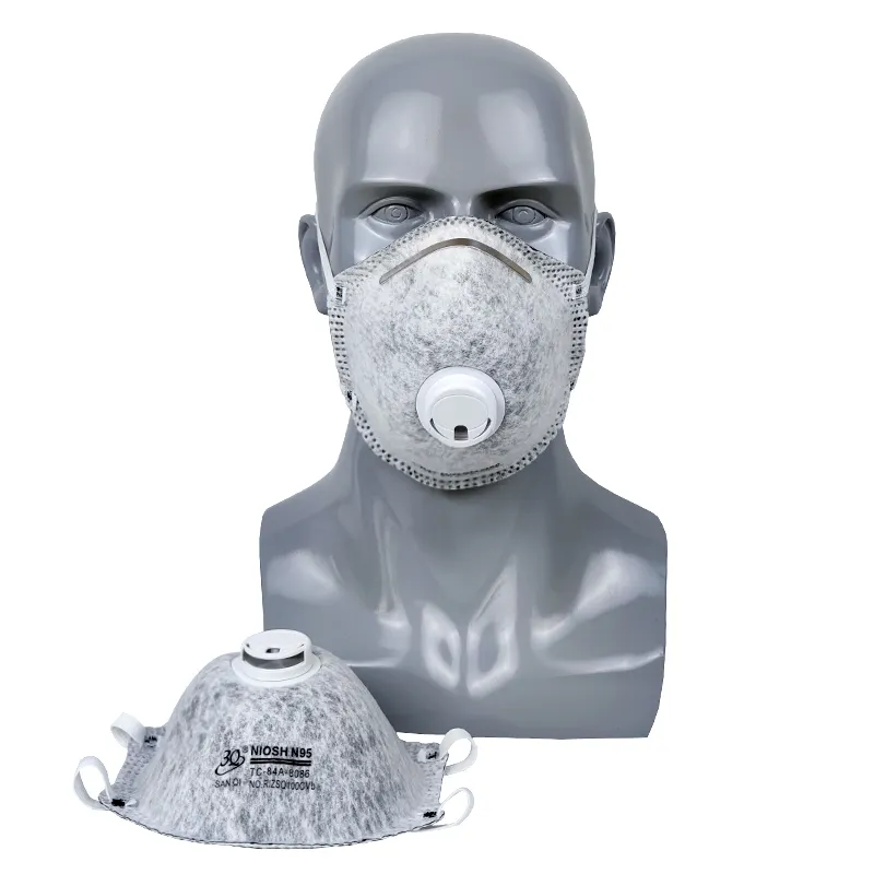 Vente chaude Niosh N95mask Masque respiratoire jetable N95 bon filtre à particules n95 masque facial