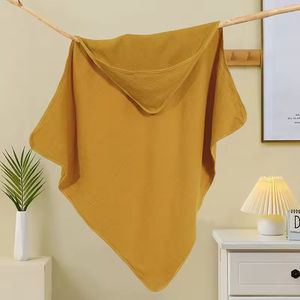 Manta Envolvente <span class=keywords><strong>de</strong></span> Algodón con Capucha para Bebé, Suave y Transpirable, Ideal para Recién <span class=keywords><strong>Nacidos</strong></span>, Amigable con la Piel, para Baño, Dormir y Guardería - Product Image 3