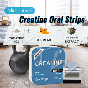 Excelente precio vegana biotina creatina tira Oral crecimiento muscular creatina monohidrato suplemento energético formato de película para adultos - Product Image 4