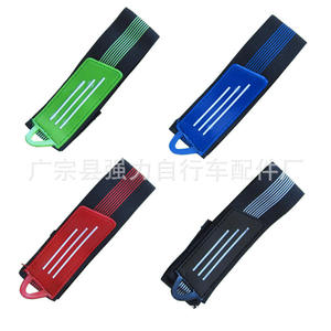 Bicycle Leg Straps Adjustable Ankle Support Red Green Blue <b>Black</b> Unisex Adult Cycling Protection Equipment Cuff <b>Wrap</b> - Product Image 3