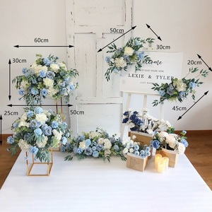 Arreglo de bola de flor de loto artificial Rosa realista para el Día DE LA MADRE Centros de mesa de graduación de boda de la escuela San Valentín - Product Image 4