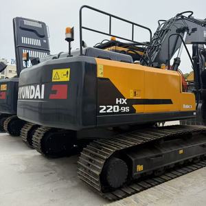 Excavadora de cadenas Hyundai R220-9S usada, año 2024, 22 toneladas, excavadora hidráulica, maquinaria de construcción, origen Japón, buen estado. - Product Image 4