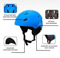Yoloon vente directe housse de casque de snowboard CE EN 1077 réglable et respirant avec coussinets intérieurs chauds casque de ski adultes