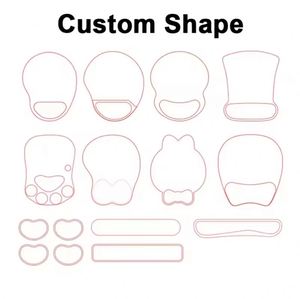 New Custom Logo Silicone Ergonomic Pad Wrist <b>Mouse</b> Palm Rest Office Business Gift Silicon Mousepads - Product Image 5