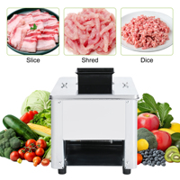 Nouvelle trancheuse électrique multifonctionnelle de table DAWNTECH en acier inoxydable, à épaisseur réglable automatiquement, pour légumes et viande