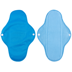 6 pièces <span class=keywords><strong>serviettes</strong></span> hygiéniques organiques réutilisables Super absorber les tampons menstruels en tissu ailé protège-slip féminin imperméable tampons menstruels - Product Image 4