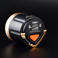 Lanterne de camping LED rechargeable portable lumière extérieure étanche avec batterie intégrée pour tente randonnée camping voyages
