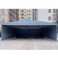 Carpa Plegable Portátil de PVC para Exteriores, Techo Deslizante, Cobertizo de Almacenamiento, Carpa para Coches, de Gran Venta
