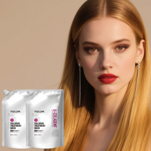 Mascarilla capilar nutritiva con ácido de colágeno orgánico 100%, proveedor de Mascarilla reparadora para el cabello - Product Image 1