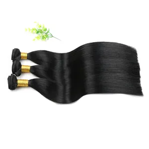 100% human hair Weft with cuticle aglined
