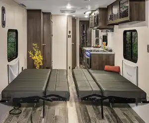 2020 28 pi classe c rv tirer derrière manutentionnaire jouet avec coulissant camping-car avec 14 ft garage