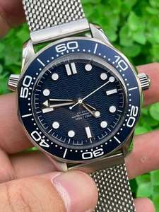Reloj Deportivo Mecánico de Alta Calidad al por Mayor, Sumergible 300m, Cristal de Zafiro, Cronógrafo, Fecha Automática, Movimiento 8806, Caja de Titanio, Correa Tang - Product Image 3
