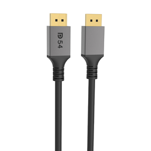 Cable DP 2.1 VESA OEM Personalizado, 54Gbps UHBR20/UHBR13.5, Cobre Estañado, Cubierta de PVC, Blindaje Trenzado, para HDTV y Proyector, Vietnam - Product Image 1