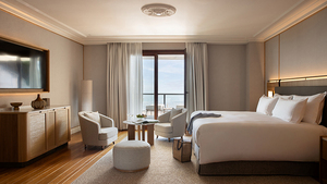 Juego de Muebles de Dormitorio de Hotel de Lujo de 5 Estrellas, <span class=keywords><strong>Madera</strong></span> Sólida Ecológica, Paquete Completo de Muebles de Hotel, Uso Comercial Moderno - Product Image 5