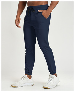 RUIQUWIN Hot Selling <b>Men's</b> Sporty Lightweight Mid Waist Joggers <b>Pants</b> <b>Sweat</b> Wicking Zipper Pockets Outdoor Running Fitness - Product Image 4