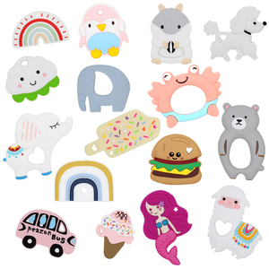 Los niños de silicona bebé <span class=keywords><strong>animales</strong></span> masticables juguetes elefante de silicona mordedor bpa libre - Product Image 1