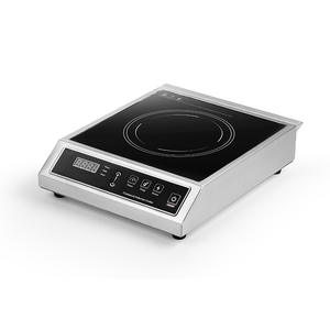 Cuisinière à induction commerciale à prix abordable, interrupteur à bouton-poussoir, 2700W, avec brûleur plat unique, affichage LED, OEM/ODM Chine AM-CD27A Comm - Product Image 4