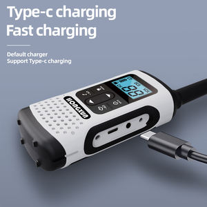 Рация HX T80 портативная, <span class=keywords><strong>2</strong></span> Вт, безлицензионная, 16 каналов, двусторонняя связь, зарядка через USB, комплект из <span class=keywords><strong>2</strong></span> штук для связи на улице, для детей - Product Image 3