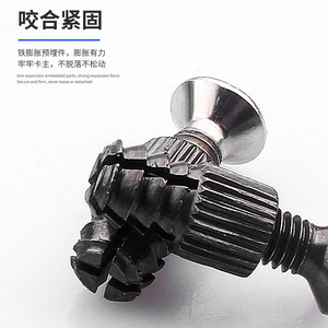 เหล็กยึดหัวกลม Yingya Hardware ขนาด M10 พร้อมสกรูเกลียวเมตริกในตัว - Product Image 1
