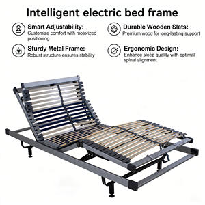 Оптовая продажа: Современная кровать размера «<span class=keywords><strong>King</strong></span>-size» с регулируемым наклоном, немецкий бесшумный мотор, пульт ДУ, многофункциональная |   Экологичные решения для отелей - Product Image 2