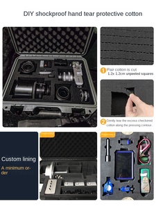 Rane IP67กันกระแทกขนาดเล็ก2ชั้น ODM กล่องใส่เครื่องมือ, เคสใส่ปืนเทรนเนอร์สายกล่อง Gibson littmann Akai DJ เคสเครื่องมือ PP ไร้สาย - Product Image 4