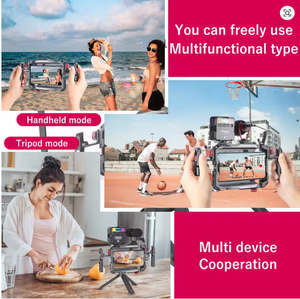 <span class=keywords><strong>Ulanzi</strong></span> Lino Smartphone Cage Mobile Filmmaking Case pour iPhone 16 15 14 13 12 Samsung Handle Grip Phone Vlog Video Rig <span class=keywords><strong>Stabilisateur</strong></span> - Product Image 4