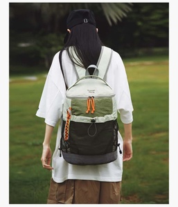 Mochila Unisex de Nailon TOUGH SLHS, 20-37L, Diseño Panelado, Ligera, Asa Suave, Cierre de Cremallera, Uso Diario Informal, Puerto USB para Computadora - Product Image 6