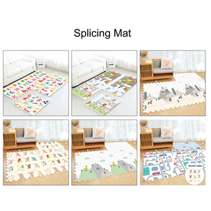 Esteras de juego para niños, esteras de <span class=keywords><strong>gateo</strong></span> para bebés, <span class=keywords><strong>Manta</strong></span> lisa con letras h - Product Image 4