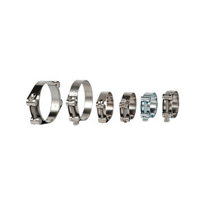 Collier <span class=keywords><strong>de</strong></span> serrage à boulon en T robuste en acier galvanisé collier <span class=keywords><strong>de</strong></span> serrage solide à boulon unique haute <span class=keywords><strong>pression</strong></span> - Product Image 2