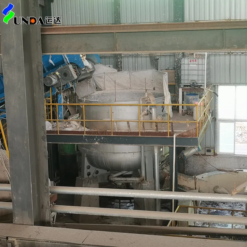 Yunda 2023 linea OCC linea di preparazione delle scorte di carta velina per legno macchina per la produzione di carta pulper ad alta consistenza