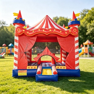 Castillo Inflable Comercial de PVC para Circo, Casa de Brinco Inflable para Carnaval, Alquiler para Fiestas Infantiles y Parques de Diversiones al Aire Libre - Product Image 1