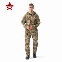 Herfst Winter Unisex Waterdicht Winddicht Warm Slijtvast Softshell Wandeljack met capuchon Outdoorkleding