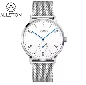 Reloj de Cuarzo Minimalista Retro Antiguo de Lujo para Hombre, con Correa de Acero Inoxidable <span class=keywords><strong>y</strong></span> <span class=keywords><strong>Dos</strong></span> Agujas <span class=keywords><strong>y</strong></span> Media, Estilo Deportivo <span class=keywords><strong>y</strong></span> Elegante - Product Image 3