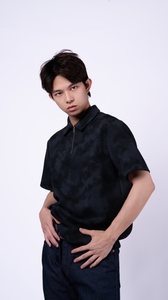<span class=keywords><strong>Chemise</strong></span> à manches courtes en coton <span class=keywords><strong>noir</strong></span> à motifs léopard - Product Image 2