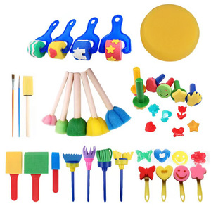 30 pièces enfants éponge timbre peinture outils enfants bricolage éducation précoce Art Graffiti brosse à frotter - Product Image 6